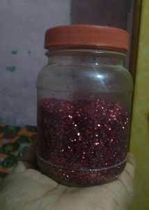 Three Colours Glitters For Decorating Cards, Art