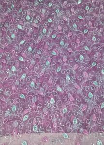 Fully Heavywork Partywear Silver Pink Saree🌸💕