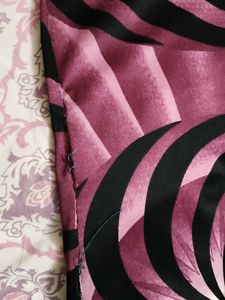 Patterned V-Neck Nighty