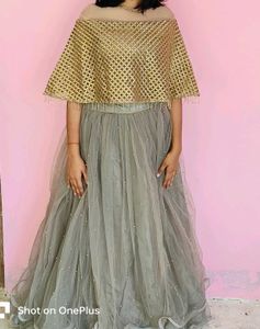 Crop Top With Lehnga