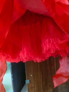 Price Dropped - Baby Girl Elegant Red Frock