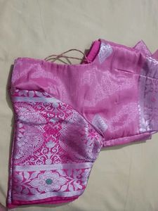 Pink Floral Saree 1 Day Used