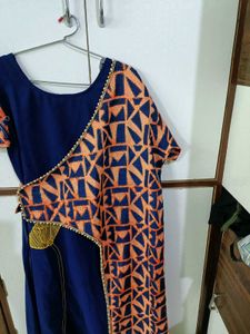 Elegant Blue Printed Kurta