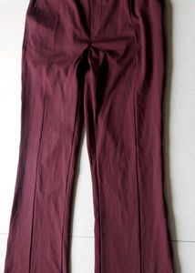 Burgundy Slim Pants