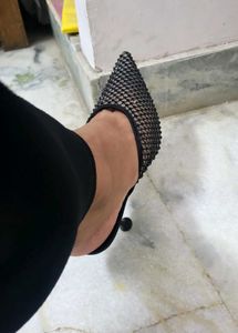 Zara Mesh Heels