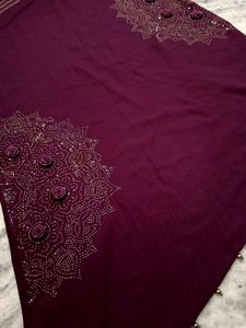 💜Beautiful Violet Designer Kurta And Plazzo Set