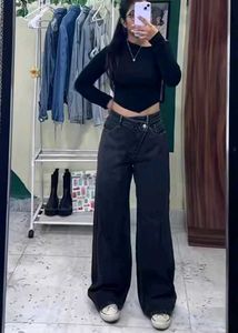 Charcoal Wide Leg