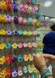 Buy Any 5 Colorful Flower Hair Clature