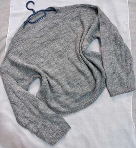 🎁Buy1 Get1 Free Grey Knit Sweater C