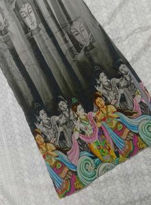 Printed Sleeveless Kurti