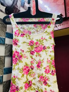 Floral Print Tank Top