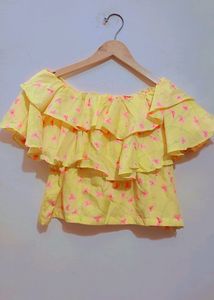 Yellow 2 Pc Dress For Girl Or Women