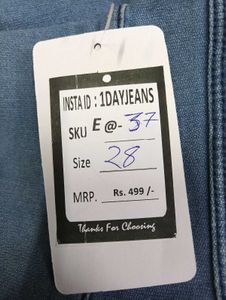 E@37 Size-28 (Sale) Latest Ladies high waist Jeans