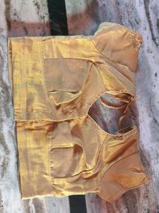 Gold Saree.