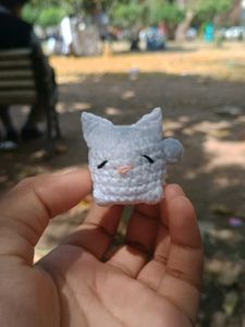 Mini CAT Crochet Keychain