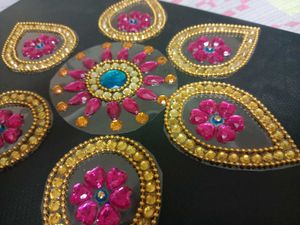 Decorative Rangoli Kundan Art