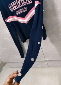 Nevy Blue Top From Westside