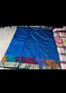Peacock Blue Saree
