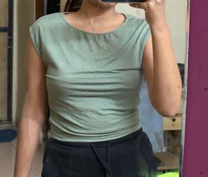 Sage Green Sleeveless Top