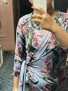 Floral Wrap dress