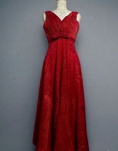 Vintage Red Formal Gown