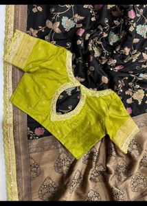 Meenakari silk saree