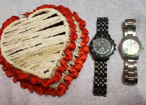 Men &amp; Women Couple Watches In Combo