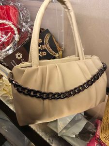 Off white Sling Handbag