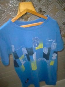 Blue Graphic Tee