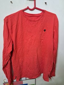 Next Full Sleeves Tshirt Bright Red Medium