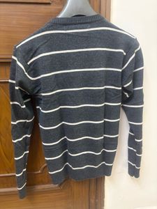 Striped V-Neck Sweater