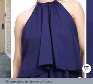 New with tag- Navy Tiered Mini Dress