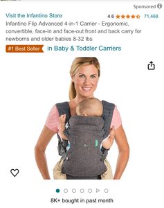 Infantino Baby Carrier (4-in-1)