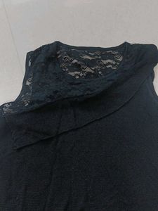 Black Lace Tank Top