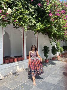 Boho Print Maxi Dress