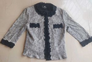 Black &amp; White Korean Style Jacket