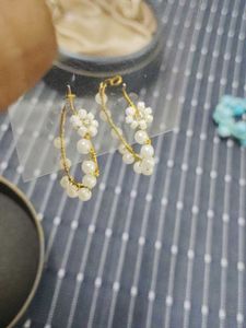 Pearl Flower Earrings