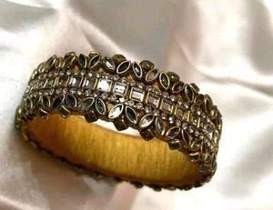 2 Customized New Golden Kada Bangles