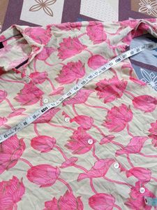 Floral Print Button-Down Shirt