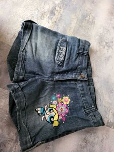 Powerpuff Girls Denim Shorts