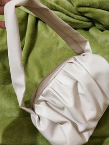 Miniso Off-white Baguette/ Purse/ Party Bag