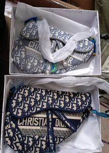 CHRISTIAN DIOR SADDLE SLING BAG WD BOX