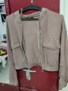 Casual Cropped Hoodie