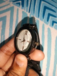 Women Black Wrist Watch