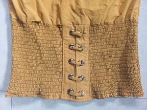 Mustard Yellow Smocked Blouse