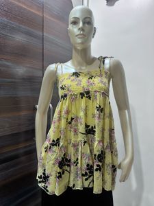 Floral Yellow Top
