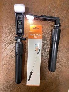 Selfie Stick with Light and wireless remote