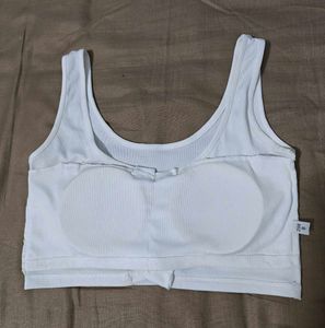 White Crop Top