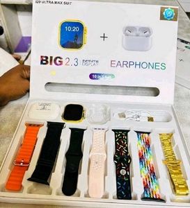 i20 Ultra Max Suit Smartwatch &amp; Earphones