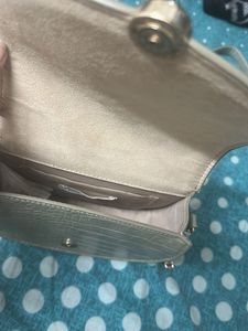 Vintage Green Croc Embossed Handbag